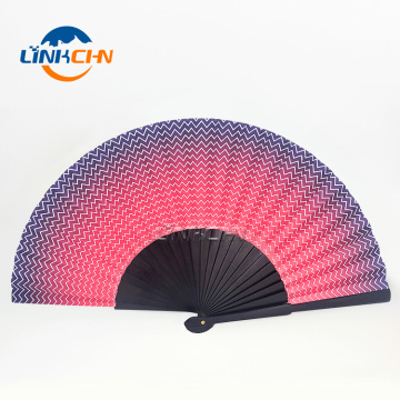 Custom foldable wooden hand fan with your logo